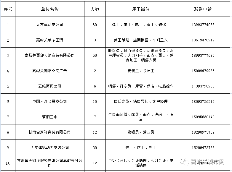 嘉峪关人才市场最新招聘动态深度剖析